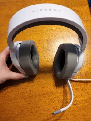 Corsair HS55 Stereo Gaming Headset White - Incredible Connection