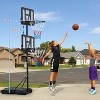 Portable Basketball Hoop – 44" Shatterproof Backboard, Adjustable 5.2ft to 10ft Height, Anti-Tip Base with Wheels for Kids, Teens & Adults - 4 of 4