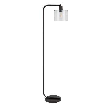 Hampton & Thyme 57" Tall Floor Lamp with Glass Shade