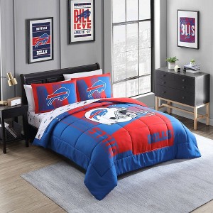 NFL Buffalo Bills Status Bed In A Bag Sheet Set - Full - 1 of 1