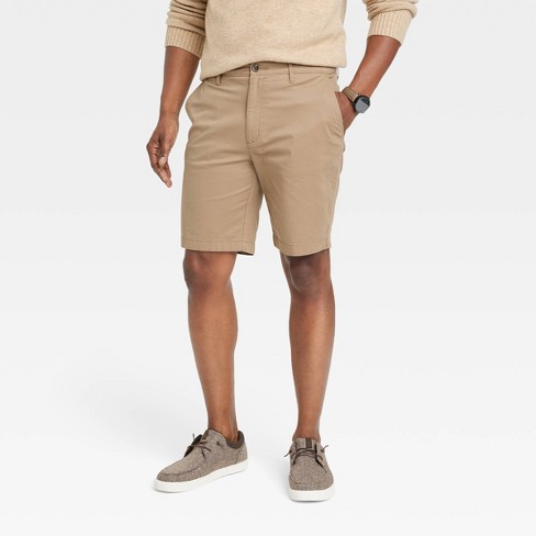 Tan cheap chino shorts