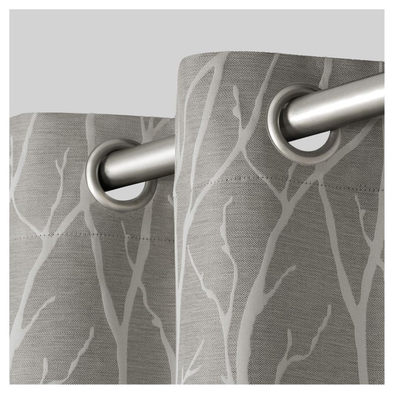Set Of 2 Forest Hill Woven Blackout Curtain Panels - Exclusive Home, 3 of 8