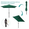 Sonkuki 6.5 FT Outdoor Patio Umbrella Market Table Umbrella With a Crank for Garden, Deck and Pool - 4 of 4