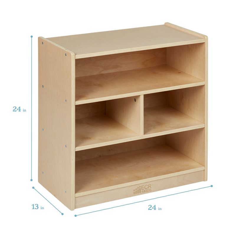 ECR4Kids Mobile Block Storage Cart, Small, Classroom Furniture, 3 of 10