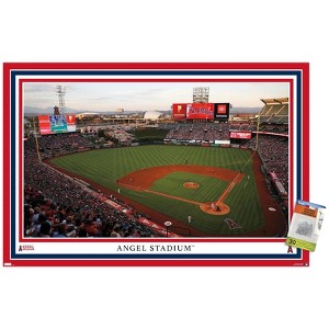 Trends International MLB Los Angeles Angels - Angel Stadium 22 Unframed Wall Poster Prints - 1 of 4
