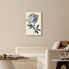 Art Remedy Delicate Blue Flower Minimalistic Botanical and Floral Art Prints Framed - 2 of 4