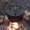 Petromax Cast Iron Dutch Oven for Cooking or Baking Outdoors Over Campfire or in the Home, Pre-Seasoned Cookware Heats Evenly, 3 Legs, 17 Qt - 3 of 4