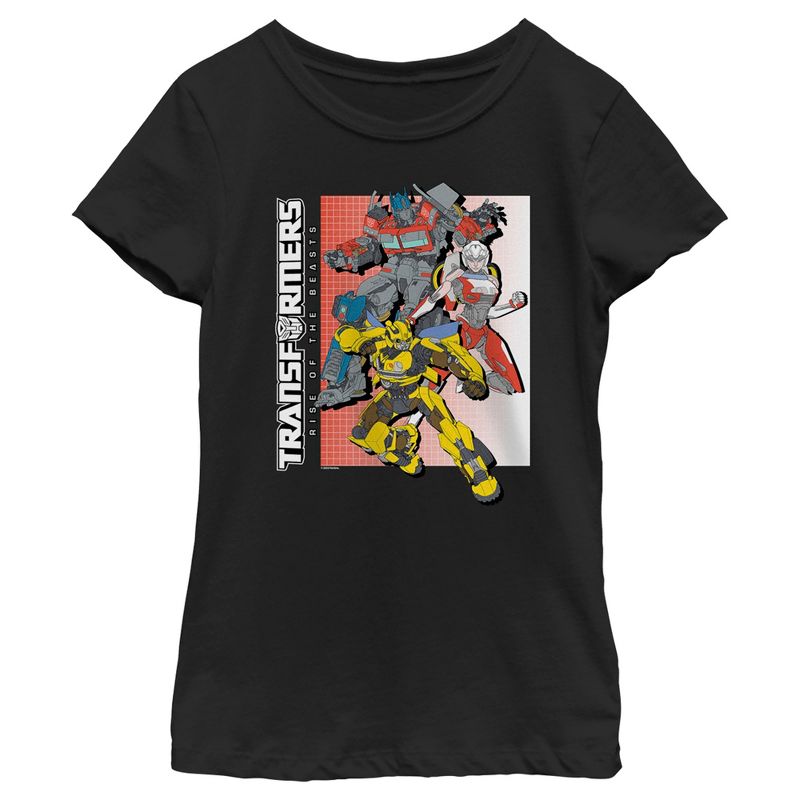 Girl's Transformers: Rise of the Beasts Group Poster T-Shirt, 1 of 5