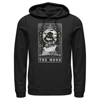 Men's The Nightmare Before Christmas Halloween Oogie Boogie and his Boys Moon Tarot Card Pull Over Hoodie