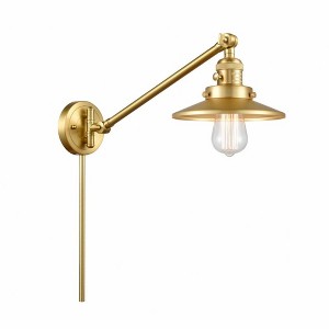 Railroad - 1 Light Swing Arm Wall Sconce In Traditional Style-25 Inches Tall and 8 Inches Wide - 1 of 1