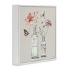 Stupell Industries Flower Jar Butterfly Painting, 12" x 12" - 3 of 4