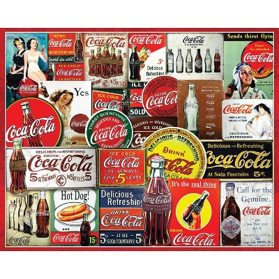 Springbok Coca-Cola Tin Signs 1000 Piece Jigsaw Puzzle