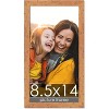 PosterPalooza | Photo Size Shabby Chic Orange Frame - UV Acrylic, Foam Board Backing, Hanging Hardware - 2 of 4