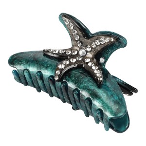 Unique Bargains Women's Elegant Starfish Hair Clips 4.06"x1.73"x2.40" 1 Pc - 1 of 3