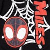Marvel Spidey and His Amazing Friends Ghost-Spider Miles Morales Spider-Man Fleece Half Zip Hoodie Toddler to Little Kid - 3 of 4