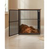 Feandrea Dog Crate Furniture, 43.3" Side End Table, Kennel for Dogs Indoor up to 80 lb, Heavy-Duty Dog Cage - 3 of 4