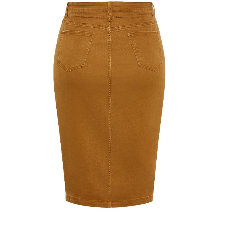 Women's Plus Size Vivian Skirt - butterscotch | CITY CHIC, 5 of 7