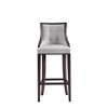 Set of 2 Fifth Avenue Upholstered Beech Wood Faux Leather Barstools - Manhattan Comfort - 4 of 4