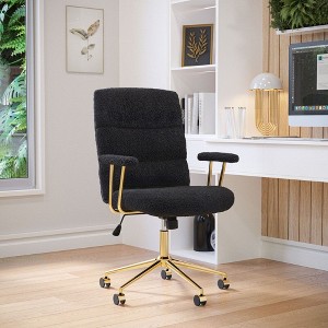 NicBex Adjustable Office Chair with Wheels,Modern Computer Chair with Padded Arms,Swivel Desk Chair for Adult,Student - 1 of 4