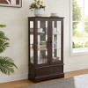 Mlmh & Kngwa 47.4"H Lighted Glass Curio Cabinet - 2 of 4