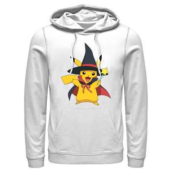 Men's Pokemon Halloween Pikachu Magic Wand Pull Over Hoodie