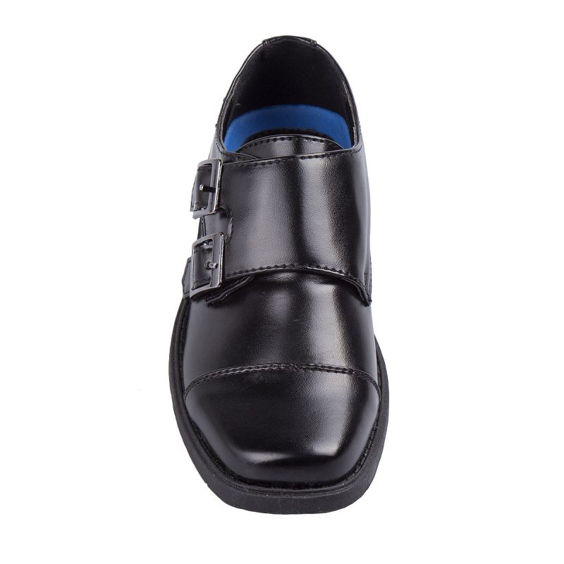 Josmo Boy's Metal Buckle Accent Dress Oxford Boys' Shoes - Comfortable Uniform Formal Boys' Shoes (Toddler/Little Kid), 3 of 6