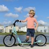 VisioGear Kick Scooter for Kids 5+, Big Wheel Kids Scooter with Adjustable Height Handlebar, Blue, 54.8"*22.8"*35.5" - 4 of 4
