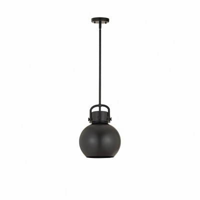 Newton Sphere - 1 Light Pendant with Metal Shade In Industrial Style-15.38 Inches Tall and 10 Inches Wide