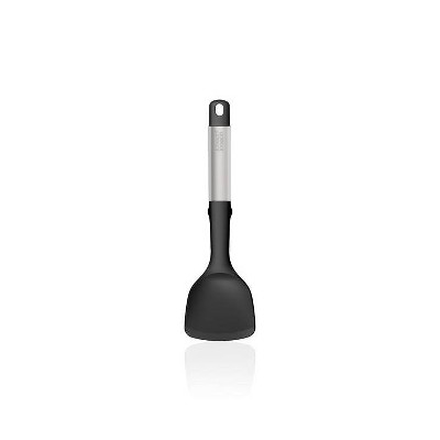 Stainless Steel and Silicone 3-Piece Utensil Set with Stand