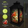 Briarwood Lane Winter Lantern 13.5" x 5.5" x 5.5" Cardinal and Holly For Winter Lantern - 3 of 3