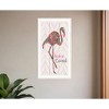 HomeRoots You are so loved Flamingo White Framed Print Wall Art - 2 of 3