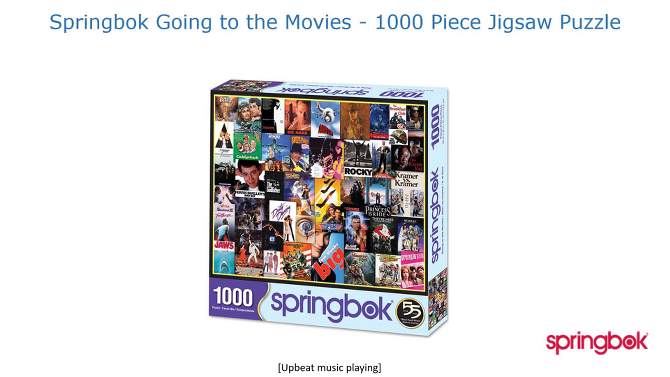 Springbok Going to the Movies Jigsaw Puzzle 1000pc, 2 of 6, play video