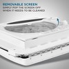 Hike Crew RV Accessories, 11” RV Roof Vent Fan W/LED Light - White - 2 of 4