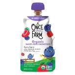Once Upon a Farm Berry Berry Organic Dairy-Free Kids' Smoothie - 4oz Pouch