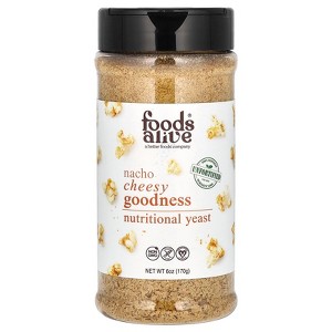 Foods Alive Nutritional Yeast, Nacho Cheesy Goodness, 6 oz (170 g) - 1 of 2