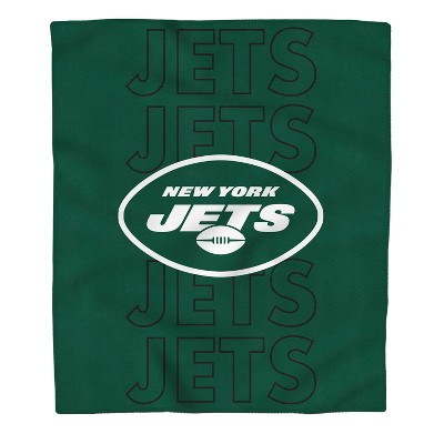 NFL New York Jets Echo Team Wordmark Plush Blanket