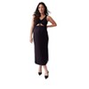 Ingrid & Isabel Maternity Sleeveless Peekaboo Maxi Dress Black Size XL - 2 of 4