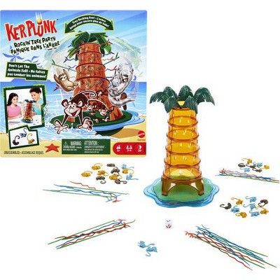 Mattel - Mattel Games - KerPlunk Rockin' Tree Party Game for Kids