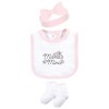 Hudson Baby Infant Girl Cotton Layette Set, Mini Primrose - image 2 of 4