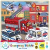 MasterPieces 48 Piece Jigsaw Puzzle for Kids - Emergency Vehicles - 12"x12" - 2 of 4