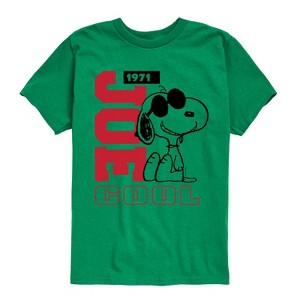 Boys' - Peanuts - Joe Cool Collegiate Short Sleeve Graphic T-Shirt - 1 of 4