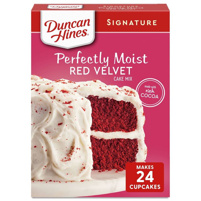 Duncan Hines Red Velvet Cake Mix - 15.25oz, 1 of 6