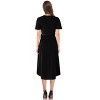 Women's Standard Velvet Formal Holiday Party Gown Dress - 3 of 3
