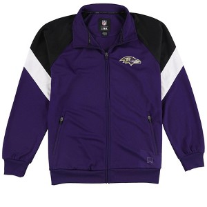 G-III Sports Mens Baltimore Ravens Track Jacket Sweatshirt - 1 of 2