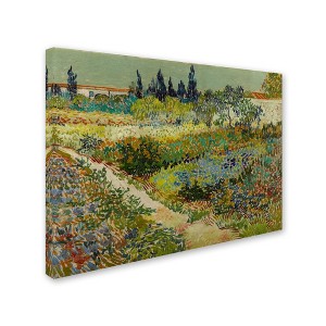 Trademark Fine Art -Van Gogh 'Garden At Arles' Canvas Art - 1 of 3