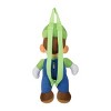Bioworld Super Mario Bros Luigi Plush Backpack – 16″ Officially Licensed with Adjustable Straps – Travel & Everyday Toy Bag - 3 of 4