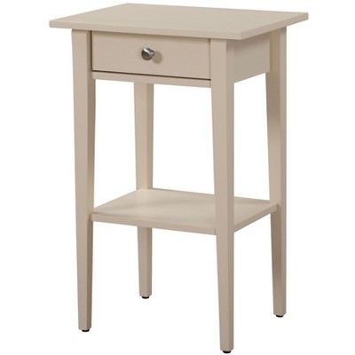 NicBex Nightstand with Storage Drawer Contemporary Side Table with Open Storage Shelf for Bedroom,Living Room
