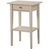 NicBex Modern Minimalist Wooden Nightstand with Drawer and Open Shelf Bedside Table End Table for Bedroom, Living Room - 3 of 4