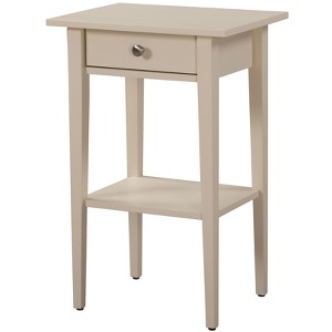 NicBex Nightstand with Storage Drawer Contemporary Side Table with Open Storage Shelf for Bedroom,Living Room - 1 of 4