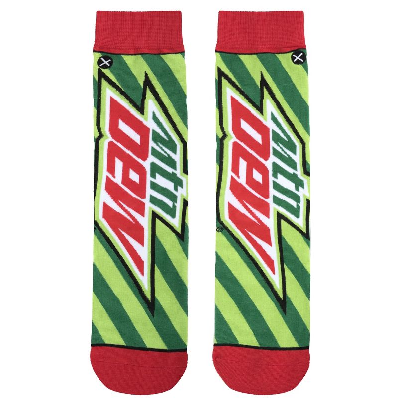 Odd Sox Pepsi Mountain Dew Merchandise Funny Crew Socks Men's, Assorted Styles, 4 of 7